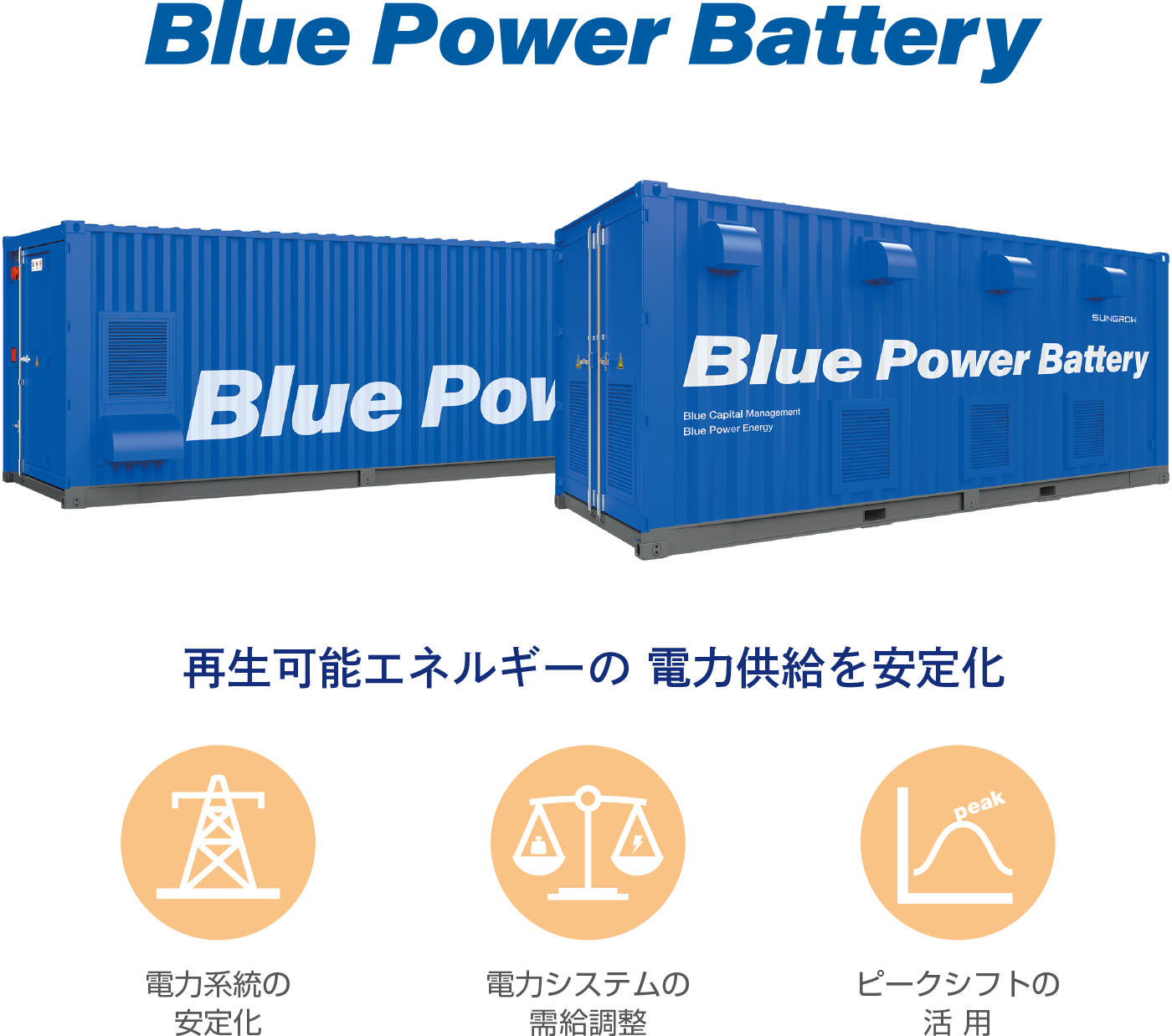 大容量定置用蓄電池(ESS)