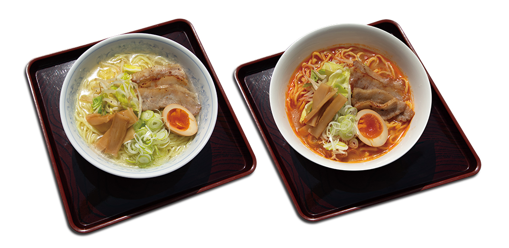 ラーメン（塩・辛味噌）