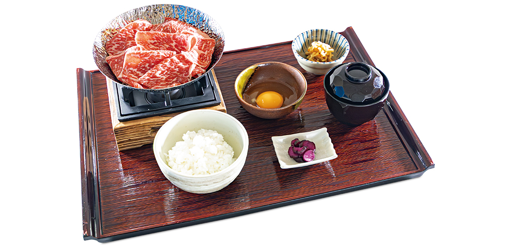 上州牛サーロインすき煮御膳