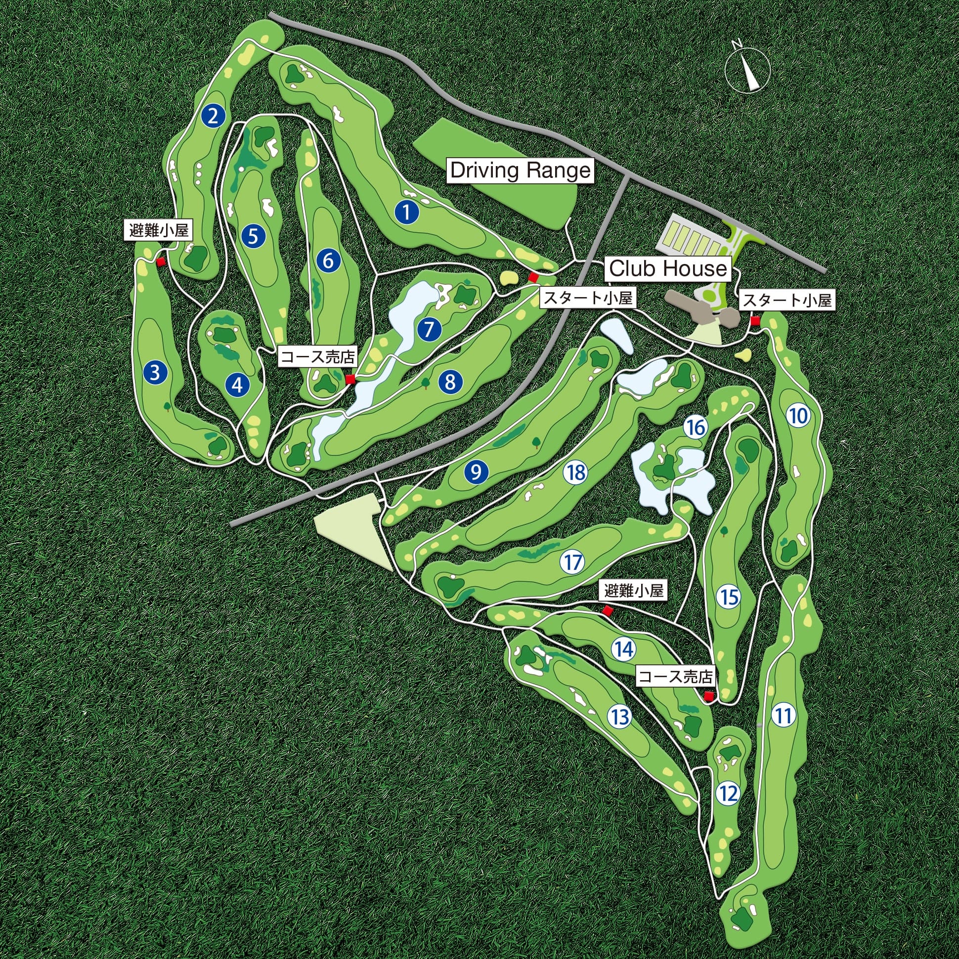 Royal Blue Golf Resortの公式サイトの画像(9/10)